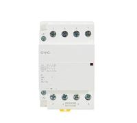 JJHQOKYNA Contactor Modular de CA for Uso doméstico, 4P, 63 A, 4 NA o 2 NC, 220 V/230 V, 50/60 Hz, for riel DIN(4P 40A 2NO2NC 220V)