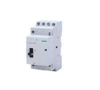 JJHQOKYNA Contactor Modular de CA for Uso doméstico, HCH8s-25M, 4P, 16A, 20A, 25A, 24V, 110V, 220V, for riel DIN, con Interruptor Control Manual, 4NO, 2NO, 2NC o 4NC(4P 25A 4NO 230V)