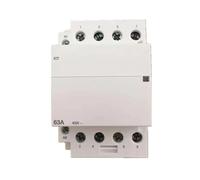 JJHQOKYNA Contactor Modular ICT-63A 40A 100A 4P 2P 4NO o 2NO2NC 110V 220V doméstico automático Tipo riel DIN(63a 4no Ac220v)