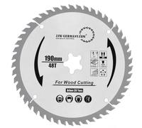 jjw de Alemania HM - Hoja de sierra circular Hanna 190 x 2,6 x 20 Torx Z = 48 Wz para Festo Festool Precisio CS 50, 1 pieza, 4250980601223