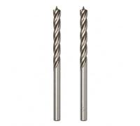 jjw-germany Broca espiral de precisión para madera (2 unidades, HSS-G, diámetro de 3,5 mm, con punta centradora)