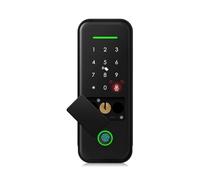 JKFMCD Cerradura de jardín Exterior Impermeable con Huella Dactilar, Control Remoto, aplicación Tuya WiFi, código Smart Life, Cerradura de Puerta Inteligente sin Llave, Cerradura de Borde eléctrica