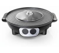 JL Cuisine - Juego de barbacoa eléctrica y olla caliente - 2200 W - Recubrimiento antiadherente