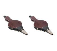 Jnchdghwa 2X Vintage Mini Fuelle de Mano Marrón Oscuro Soplador de Chimenea Estufa Tradiciona Ventilador para Encendedor de Fuego para Casa DIY Acceso A la Chimenea