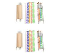 Jnchdghwa 36 Unids Conjunto de Herramientas de Puntos Mandala Stylus en Relieve Varillas de Puntos Grandes