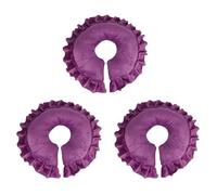 Jnchdghwa 3X Almohada para Dormir Masaje para SalóN de Belleza Herramienta de Masaje Cama de Spa de Belleza con Almohada de Agujero-PúRpura