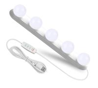 Jnchdghwa Lámpara de Maquillaje para Tocador con 3 Modos de Color, LED Ajustable y Regulable para Iluminación de Tocador y Espejos de Vestidor.