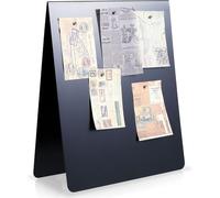 Jnchdghwa Pizarra Magnética de Anuncios, Pizarra, Caballete Metálico Independiente, Expositor Magnético de Sobremesa, Decoración para el Hogar y la Oficina (1 Unidad)