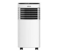 JOCCA - Aire Acondicionado Portátil 9000 BTU con Control Remoto/Pingüino Temporizador 24 Horas/Potencia 970W / Ruido <65 DB/Volumen de Aire 320 M3 por H/Con Ruedas /16M2 (9000 BTU)