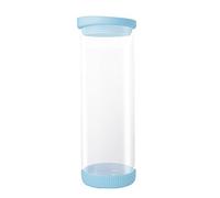 Jocca Recipiente 1780 ml, Cristal y Silicona, Azul, 20 x 15 x 5 cm