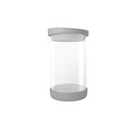 Jocca Recipiente 810 ml, Cristal y Silicona, Gris, 20 x 15 x 5 cm