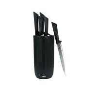 Jocca Juego de 5 Cuchillos con Taco de Polipropileno - Negro - JOC8435253586612