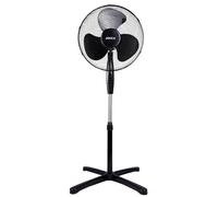 Jocca Ventilador de Pie 40 cm 3 Velocidades | Oscilación 90º | Cabezal Inclinable | Ajuste de Altura | Bajo Consumo 40W | Diseño Compacto y Eficiente para Casa y Oficina