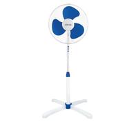 Jocca - Ventilador de Pie 40W| 3 Velocidades| Cabezal Reclinable Oscilación 90º| Diamétro 40cm| Altura Ajustable| 3 Aspas| Silencioso