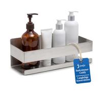 Joeji's Estante de Ducha Acero INOX para Champú y Jabonera - Estante de baño sin toladro - Adhesivo de Pared Resistente para Artículos de Baño