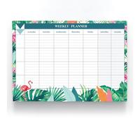 Joeji's Kitchen Planificador semanal | Panel organizador A4 de 60 páginas para planificar horario semanal. Planificador semanal organizador mensual de alimentos, papel offset de 100 GSM