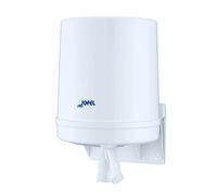 Jofel - Dispensador de Papel en Bobina hasta 205mm Mecha en Continuo, Bobina Especial para Dispensar por el Centro de la Base, Maxima Higiene, Carcasa de ABS, Clásica AG20020, Blanco