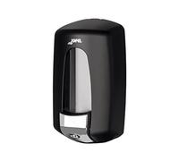 Jofel - Dosificador de Jabón Líquido para Pared, Recargable con Capacidad para 0.9L, Dispensador Jabón Baño Rellenable, Válvula Anticorrosión y Antigoteo, Carcasa ABS, Aitana AC70600-MT, Negro Mate