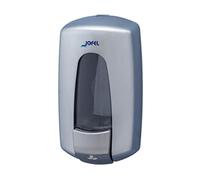 Jofel - Dosificador de Jabón Líquido para Pared, Recargable con Capacidad para 0.9L, Dispensador Jabón Baño Rellenable, Válvula Anticorrosión y Antigoteo, Carcasa Inox., Aitana AC79000, Satinado