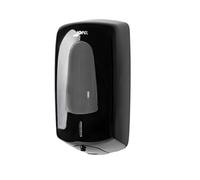 Jofel - Dosificador de Jabón para Pared Automático de Espuma, Rellenable, Capacidad de 1L, Dispensador Jabón Baño, Dispensador de Jabón Óptico sin Contacto, Carcasa ABS, Aitana AC76660, Negro Brillo