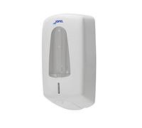 Jofel - Dosificador de Jabón para Pared Automático de Espuma, Rellenable con Capacidad de 1L, Dispensador Jabón Baño, Dispensador de Jabón Óptico sin Contacto, Carcasa ABS, Aitana AC76060, Blanco