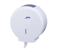 Jofel - Portarrollos con Cenicero de Papel Higiénico Industrial Mediano, Dispensador de Papel en Rollos de hasta 300m, max. 220mm Diámetro, Mandril 45mm, AE51050 Azur