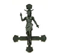 Joh. Vogler GmbH Baphomet en la cruz de piedra para colgar 30 cm