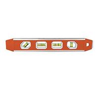 Johnson Level Tool 1421-1200 - Nivel de torpedo reforzado de aluminio magnético de 12 pulgadas, color rojo