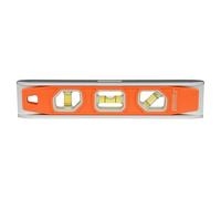 Johnson Level & Tool 1435-0900 Nivel de torpedo magnético Glo-View, 9 pulgadas, naranja, 1 nivel