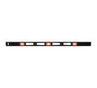 Johnson Level & Tool 3748 Nivel profesional de aluminio, 48 pulgadas, negro, 1 nivel