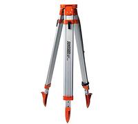 Johnson Trípode de aluminio 40-6335, rosca 5/8"-11, altura 4'-5', plata/naranja