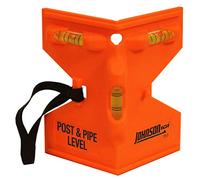 Johnson Level & Tool Johnson Tool 175-O GloOrange Post Level, original, paquete de 1