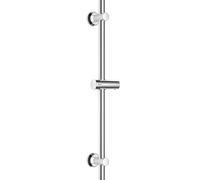 JOHO Barra de ducha de 70 cm de acero inoxidable con soporte para alcachofa de ducha y fijaciones de pared variables