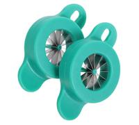 JOINPAYA 2 Piezas Cortador de Cebollino de Cocina 12 Cuchillas Afiladas, Mango Antideslizante y Cuerpo de Plástico y Acero Inoxidable para Corte Preciso y Seguro