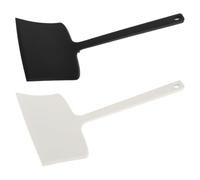 JOINPAYA 2 Piezas Espátula de Silicona para Panqueques, Espátula China para Wok, Antiadherente, Resistente al Calor, Protección de Superficie, Mango Ergonómico, para Tortillas, Huevos