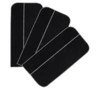 JOINPAYA 3 Piezas Organizador de Cubiertos para Cocina Bolsa Protectora Antideslustre de Fieltro Negro, Fácil Almacenamiento y Protección Suave para Cubiertos y Plata