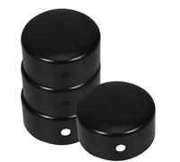 JOINPAYA 4piezas Tapas para Pasamanos de Acero Inoxidable Base Redonda para Barandilla de Escalera Cubierta Protectora para Muebles y Escalones Accesorios Fijos para Pasamanos de Madera