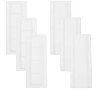 JOINPAYA 6 Juegos Fijador de Enchufe Soporte de Enchufe de Regleta Blanco ABS para Cables y Regleta, Montaje en Pared sin Daños, Ganchos Multifunción, para Oficinas y Lugares de Trabajo