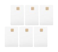 JOINPAYA 6 Piezas Tarjetas de Identificación Pvc Color Claro con Chip Contacto Imprimibles para Control de Acceso y Etiquetas de Nombre Compatibles con Sistemas de Oficina y Hotel Color