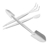 JOINPAYA Acero Inoxidable Kit de Herramientas para Bonsái, Pinzas | Juego para Principiantes, Mango Ergonómico Antideslizante, Uso Interior y Suculentas, Plata