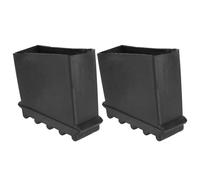 JOINPAYA Almohadillas Antideslizantes Pack de 2 de Goma Negra Resistentes al Desgaste y Fáciles de Reemplazar Accesorios para Escaleras para Pies de Escalera