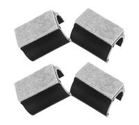 JOINPAYA Almohadillas de Fieltro y Reductores de Ruido Color Aleatorio en Forma Patas de Sillas, Protectores Antideslizantes Paquete de 4 Piezas para Muebles