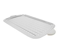 JOINPAYA Bandeja Rectangular para Cocinar al Vapor Verduras y Pescado de Acero Inoxidable Diseño y Ahorro Cocina y Parrilla Exterior