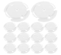 JOINPAYA Base para cámara web redonda de plástico blanco 20 piezas para uso en interiores con diseño que ahorra espacio y fácil montaje compatible con Xiaomi