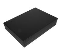 JOINPAYA Caja de Obsequio Negra Rectangular Mediana 32.5x23.5 Cm para Envoltura de Camisetas Accesorios para Envolver Regalos y Arreglos Embalaje Práctico para Manualidades