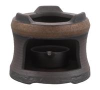 JOINPAYA Calentador de Té de Cerámica Estilo Japonés Portátil Base Resistente al Calor y Calentamiento Vela para Casa, Restaurante y Camping al Aire Libre