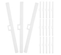 JOINPAYA Clips de Plástico Blanco Función Silenciosa y Control de Luz 24 Piezas para Estores para Ventanas Accesorios para Instalación DIY en Mejora del Hogar