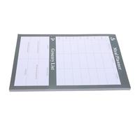 JOINPAYA Cuaderno Recordatorio Semanal para Planificador de Comidas Desgarrable, Papel Negro y Calendario del Menú Semanal para Familias y Entusiastas Fitness