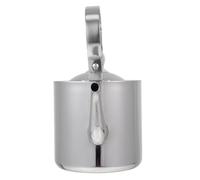 JOINPAYA Hervidor de Agua de Acero Inoxidable, Tetera de Gran Capacidad 1,5 L, Plata, Mango Resistente al Calor, para Camping y Calentar Agua y Leche