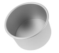 JOINPAYA Molde para Pastel con Fondo Desmontable, Molde Tarta Desmontable Redondo de Aleación de Aluminio, 6 Pulgadas, Plata, Desmolde Fácil, Distribución Uniforme del Calor,